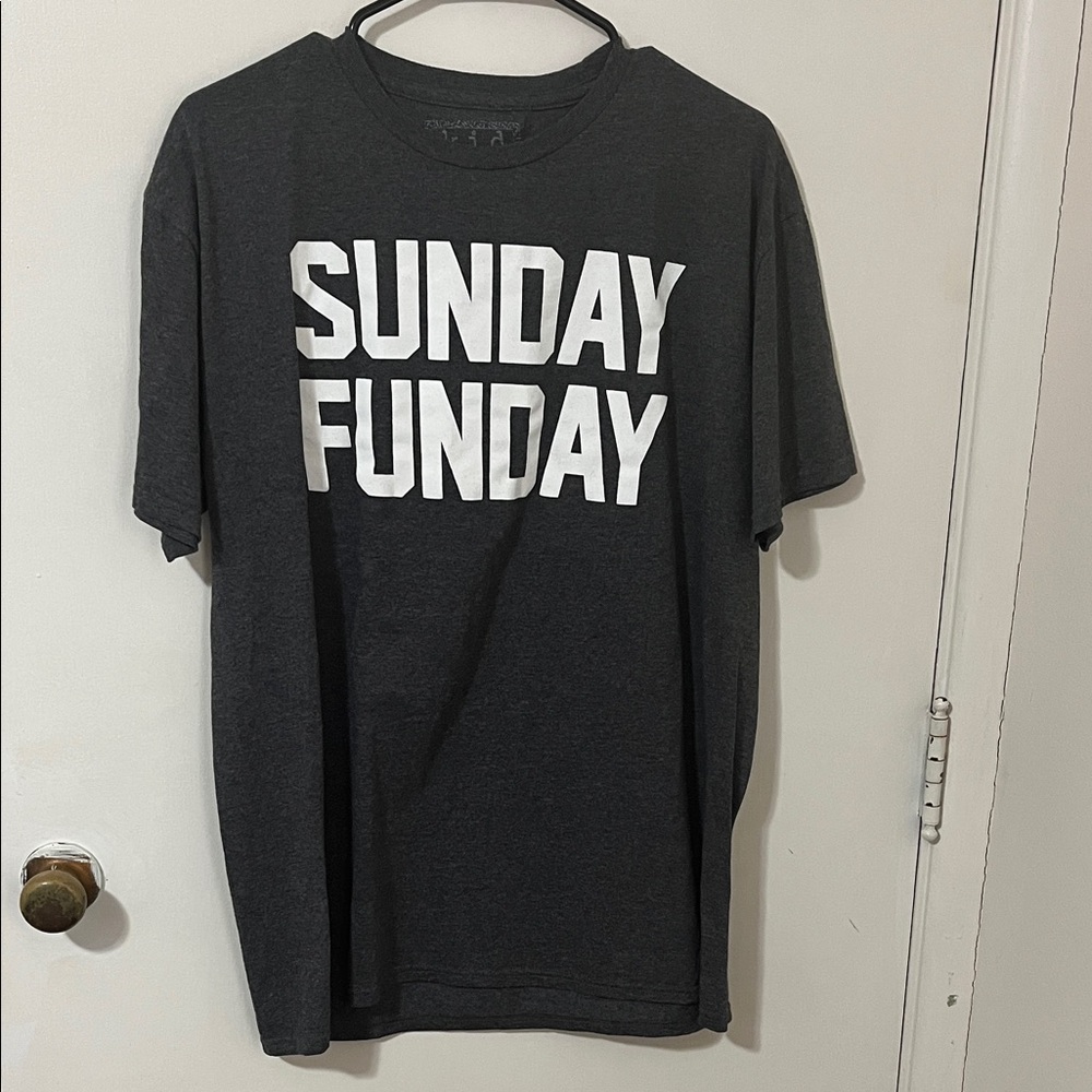 Sunday Funday Charcoal Tee